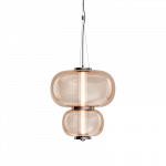 PAKABINAMAS LED &Scaron;VIESTUVAS NUBE 20W GINTARO SPALVOS