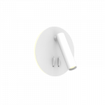 SIENINIS LED &Scaron;VIESTUVAS LUNOR 9W BALTAS