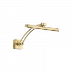 Sieninis LED &scaron;viestuvas ELVE 380 brass (įvairios spalvos)