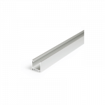 LED PROFILIS LINEA20 EE7F/TY PAVIR&Scaron;INIS, 1M, ANODUOTAS ALIUMINIS