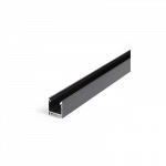 LED PROFILIS LINEA20 EE7F/TY PAVIR&Scaron;INIS, 1M, JUODAS