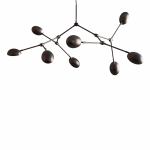 PAKABINAMAS &Scaron;VIESTUVAS DROP CHANDELIER L111 BURNED BLACK