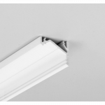 LED PROFILIS CORNER16.V2 AC-6/TY KAMPINIS, 2M, BALTAS