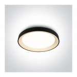 LUBINIS LED &Scaron;VIESTUVAS PLAFO CCT 62130L/B/V 30W D37,5 JUODAS