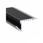 LAIPTŲ PAKOPŲ LED PROFILIS UP-BOLD12 K, 1M, JUODAS