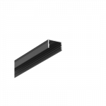 LED PROFILIS UNI14 BC3/Y PAVIR&Scaron;INIS, 2M, JUODAS