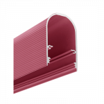 LED PROFILIS NAMI23 CD-9 PAVIR&Scaron;INIS, 2M, ROŽINĖS SPALVOS