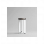 PASTATOMAS LED &Scaron;VIESTUVAS NEON SIDE TABLE 25W BRONZOS SPALVOS