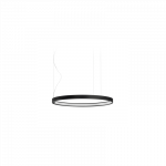 Pakabinamas LED &scaron;viestuvas Zero Round D50 Black
