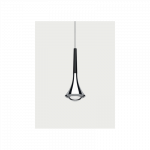 PAKABINAMAS LED &Scaron;VIESTUVAS RAIN 7W CHROMO SPALVOS | JUODAS