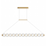 Pakabinamas LED &scaron;viestuvas AMULET 22W aukso spalvos