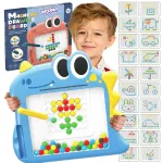 WOOPIE Magnetinė Mozaikos Lenta Montessori MagPad Dinozauras