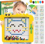 WOOPIE MagPad Magnetinė Lenta Dinozauras Montessori 110 sagutės