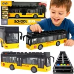 WOOPIE Autobusas su &scaron;viesos ir garso efektais, atsidarančiomis durimis