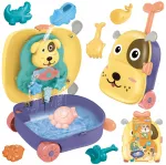 WOOPIE 3in1 smėlio ir vandens žaidimų rinkinys, &scaron;unelio lagaminas