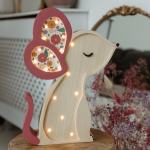 Medinė lempa "Pelytė"