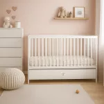 Kūdikio lovytė 120&times;60 DODO su stalčiumi