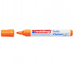 Tekstilės žymeklis Edding 4500, apvaliu galiuku, 2-3mm, neoninės oranžinės spalvos