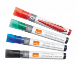 Žymeklių lentai rinkinys Nobo Liquid, apvaliu galiuku, 1-3mm, 4 spalvos