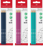 Pie&scaron;tukas Faber-Castell 1111 HB 3vnt / pak. Spalvoti