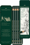 Pie&scaron;tukai Faber-Castell 9000 Jumbo, 5vnt, metalinėje dėžutėje