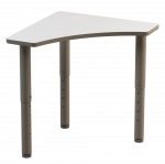 Reguliuojamo auk&scaron;čio stalas  SPICA 70x70 cm.T2-T6) baltas