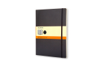 Užra&scaron;ų knygutė Moleskine Classic 19x25cm, linijomis, mink&scaron;tu vir&scaron;eliu, juodos spalvos