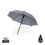 23" Impact AWARE&trade; RPET 190T auto open bamboo umbrella