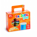 Dažai pie&scaron;ti pir&scaron;tais mažyliams CARIOCA BABY 2+, 6 x 80 ml