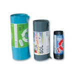&Scaron;iuk&scaron;lių mai&scaron;ai, 160l LDPE, 50mik, 10vnt., juodos spalvos