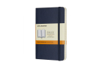 Užra&scaron;ų knygutė Moleskine Classic 13x21cm, baltais lapais, mink&scaron;tu vir&scaron;eliu, mėlynos spalvos