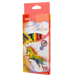 Spalvoti pie&scaron;tukai DELI EC00300, 12 spalvų