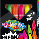 **Va&scaron;kinės kreidelės Colorino, 6 neoninės spalvos