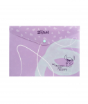Dėklas - vokas su spaustuku COOLPACK STITCH, A4, PP