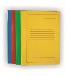 Kartoninis segtuvėlis SMLT A4 300g, žalias su spauda ir įsegėle