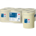 Popieriniai rank&scaron;luosčiai Tork Reflex Basic M4 (473100), 1 sluoksnis, gelsvos spalvos, 300 m, 857 lapeliai