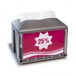 Laikiklis stalo servetėlėms Tork Tabletop N4 (272613), pilkos spalvos, plastikinis