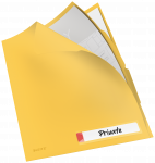 Aplankas vokelis Leitz Cosy Privacy su 3 skirtukais,L formos, A4, &scaron;iltai geltonos spalvos, 3 vnt.