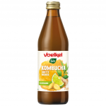 Kombučia gėrimas ŽALIOJI CITRINA IR IMBIERAS, ekologi&scaron;kas