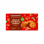 Migdolų sausainiai su spanguolėmis