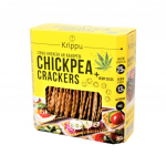 Avinžirnių krekeriai su kanapių sėklomis, ekologi&scaron;ki