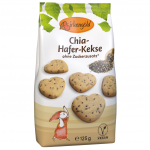 Avižų ir ispaninio &scaron;alavijo sėklų sausainiai be pridėto cukraus