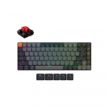 Keychron K3X RGB Wireless (K3X-B1) &ndash; US Layout &ndash; Low Profile Gateron Red &ndash; Black (Juoda) Mechaninė Belaidė Klaviatūra