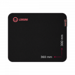 Lorgar Main 323, Gaming mouse pad, Precise control surface, Red anti-slip rubber base, size: 360mm x 300mm x 3mm, weight 0.21kg