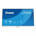 IIYAMA XB2797QSU-W1 27inch WHITE IPS 4-side slim bezel EyeComfort 2560x1440 15cm height adj. stand 350cd/m Speakers 2x HDMI DisplayP