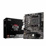 MSI | A520M-A PRO | Processor family AMD | Processor socket AM4 | DDR4 | Memory slots 2 | Chipset AMD A | Micro ATX