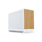 Lian Li A3-mATX Wood Edition White | Baltas Micro-ATX korpusas | Medinis priekis