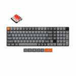 Klaviatūra Keychron K17 Max (Juoda) - Žemo profilio Gateron Red Switchai