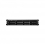 SYNOLOGY RS1221+ 8-Bay NAS-Rackmount AMD Ryzen V1500B 4-core 2.2 GHz 4GB DDR4 up to 32GB RJ-45 4x1GbE 2xUSB 3.2 1xeSATA
