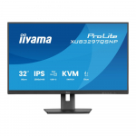 IIYAMA XUB3297QSNP-B1 32inch IPS-panel 2560x1440 350cd/m USB-C Dock LAN/95W PD/DP-OUT KVM USB 3x3.2+1xC 1ms